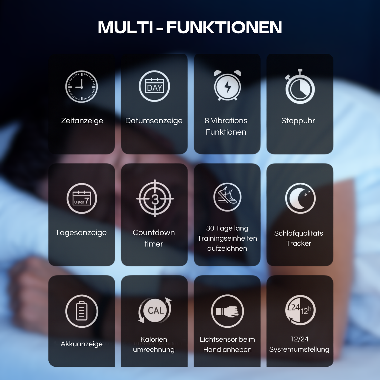 Wakey® - Smarte Vibration sanftes & zuverlässiges aufwachen